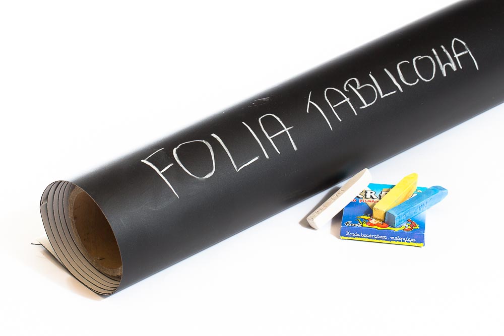 Folia ferromagnetyczna stalowa tablica NS 0,5 mm z klejem kredowy laminat 60x100