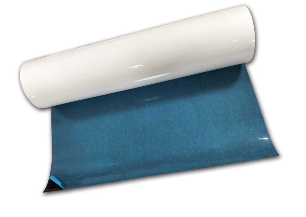 Folia ferromagnetyczna stalowa SF0,5 mm 1200mm SUCHOŚCIERALNA z klejem MOCNA