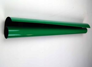 Folia ferromagnetyczna stalowa z klejem i kolorowym laminatem 1 mb