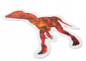 Magnesy na lodówkę poznaję DINOZAURY 26 el. Płaskie