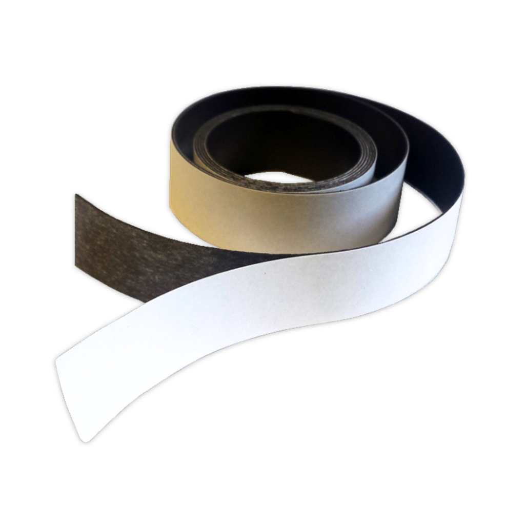 Taśma magnetyczna 0.4 mm x 15 mm 1 mb z klejem