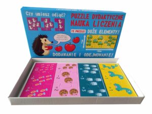 Gra edukacyjna Uczę się dodawać i odejmować 72 el.