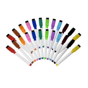 Zestaw Pisaków suchościeralnych 24 szt. -12 kolorów