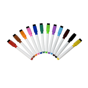 Zestaw pisaków suchościeralnych mix 12 kolorów