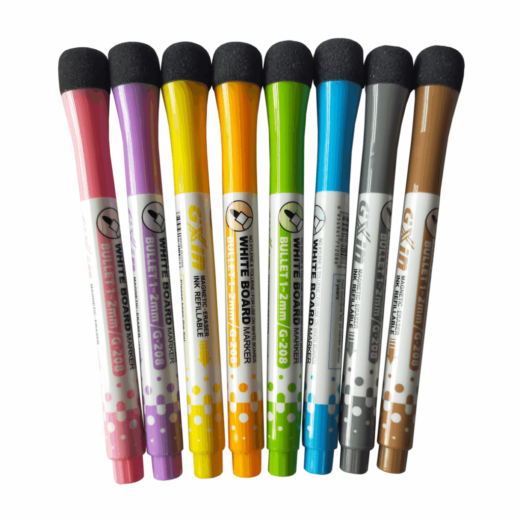 Pisaki markery suchościeralne do tablic 8 szt