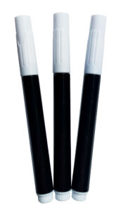 Pisaki Markery kredowe białe 3 szt