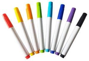 Pisaki markery suchościeralne do tablic  12 szt