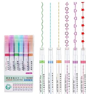 Zestaw 6 pisaków typu roller