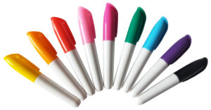 Pisaki Markery suchościeralne do tablic 9 szt