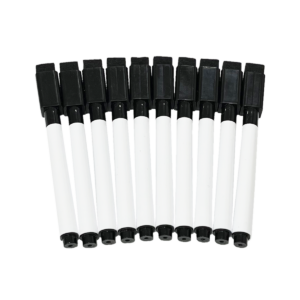 Pisaki Markery suchościeralne do tablic 10 szt kolor czarny