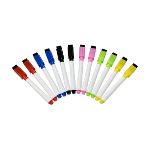 Pisaki markery suchościeralne do tablic 12 szt mix kolorów
