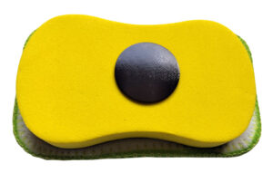 Gąbka do tablic suchościeralnych ze ściereczką 6,5 x 10,5 x 1,5 cm x 1 szt