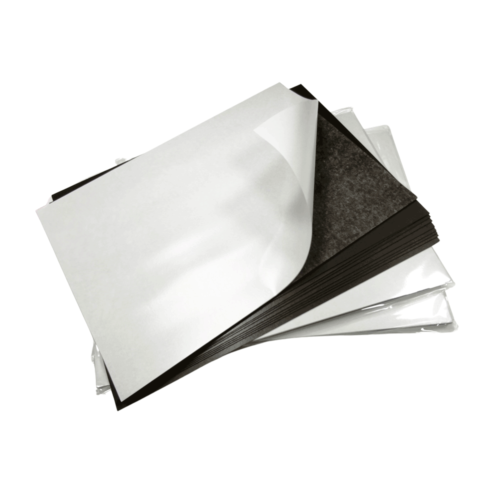 Arkusze A4 folia magnetyczna magnes 0,7 mm z klejem kpl. 10szt