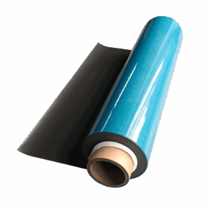 Folia ferromagnetyczna 610x1000mm o grubości 0,5 mm mocnym z klejem