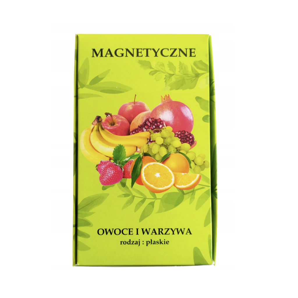 Magnesy PUZZLE - Poznaję OWOCE I WARZYWA 48 el.