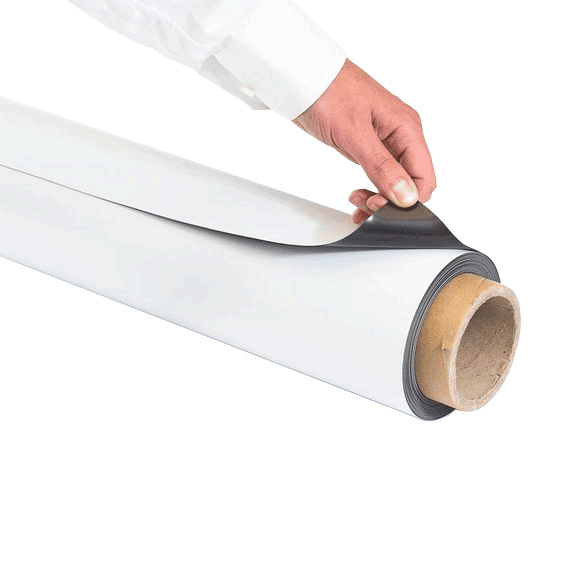 Folia magnetyczna BIAŁA 1200 mm szerokości magnes