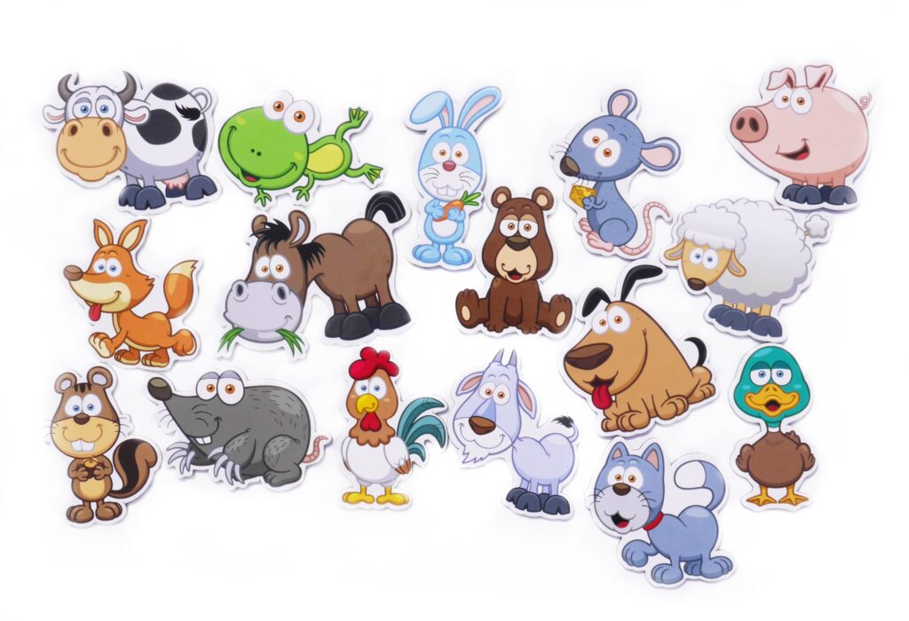 Magnesy - płaskie BAJKOWE FARMA