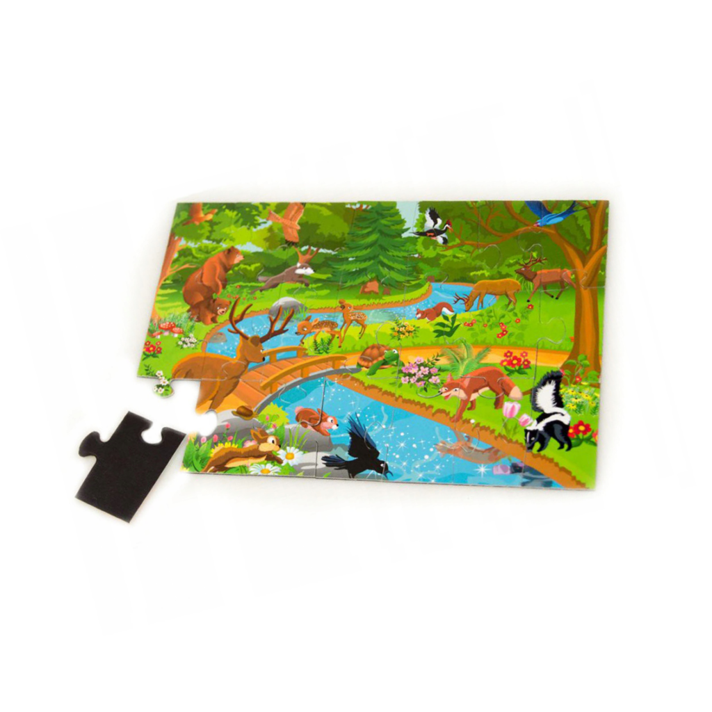 Puzzle magnetyczne - LAS / 21 el.
