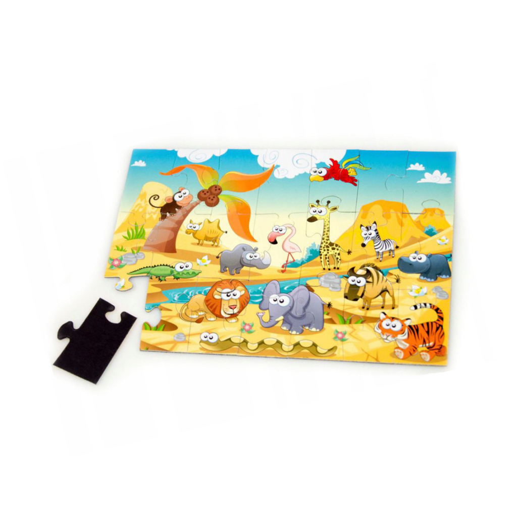 Puzzle magnetyczne - SAFARI / 21 el.