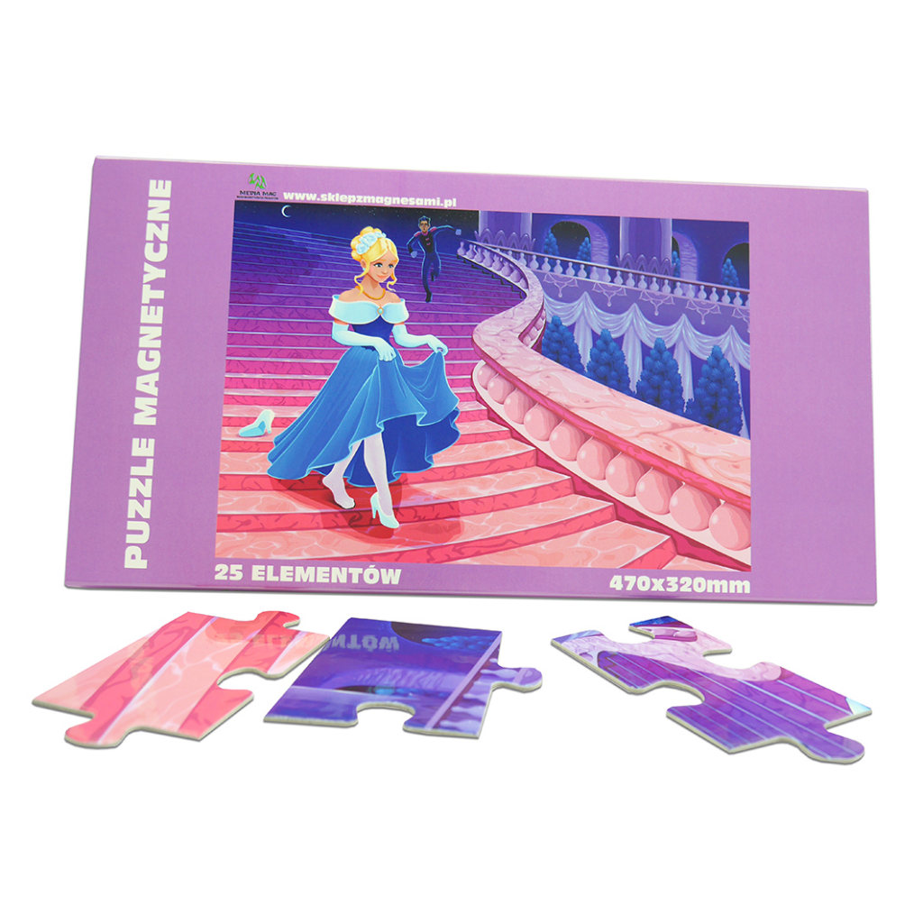 Puzzle magnetyczne - KOPCIUSZEK / 25 el.