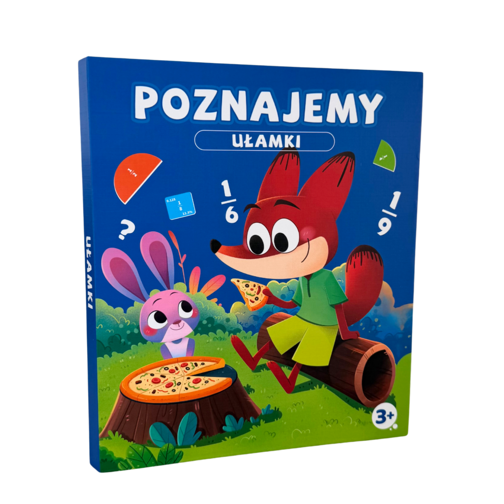 Książeczka magnetyczna edukacyjna „Poznajemy ułamki”
